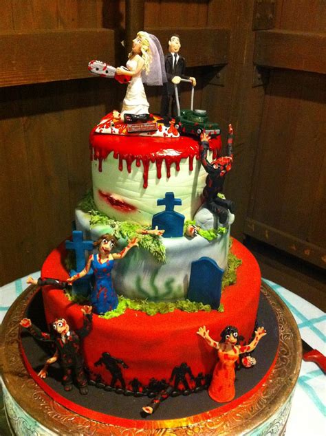 Zombie Wedding Cakes Decoration Ideas Little Birthday Cakes