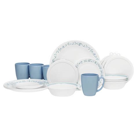 Corelle Livingware Country Cottage 20 Piece Dinnerware Set And Reviews