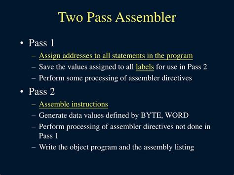 Ppt Cs2422 Assembly Language And System Programming Powerpoint