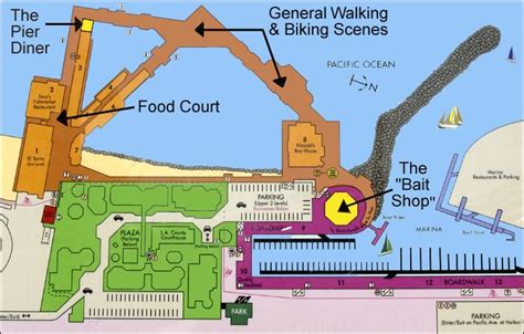 Map Of Redondo Beach Pier Redondo Beach Pier Filming Locations