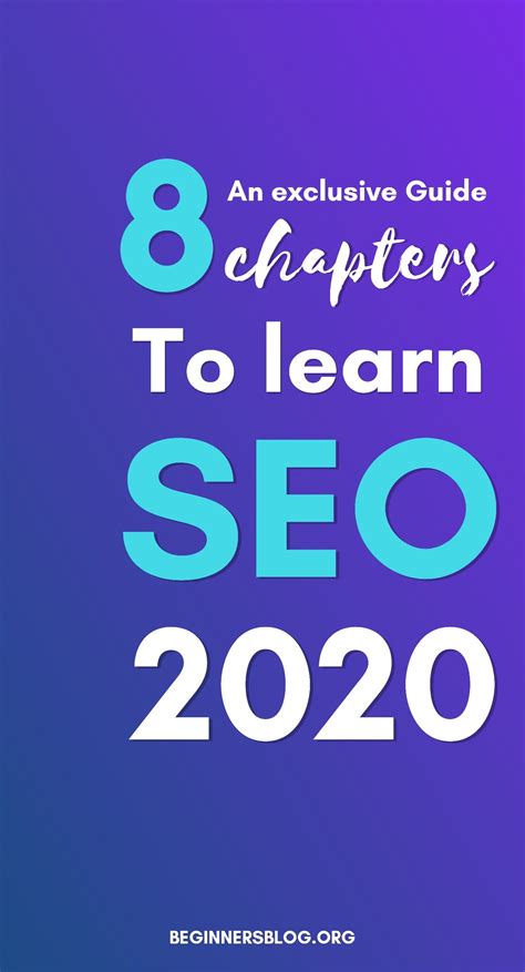 8 Chapters To Learn Seo 2020 In Detail An Exclusive Guide Learn