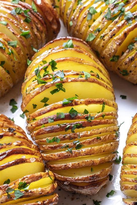 These Salty Crispy Roasted Hasselback Potatoes Are One Of My Favorite Ways To Prepare Potatoes