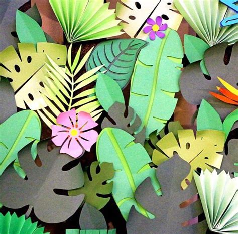 26 Sencillas Y útiles Ideas Con Flores De Papel Hawaianas E