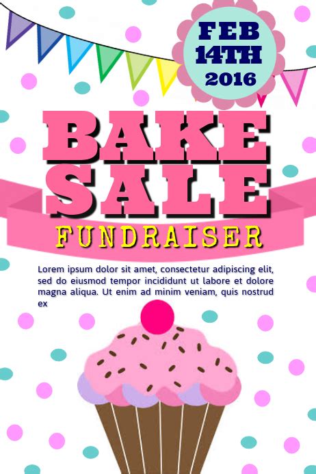 Bake Sale Flyer Free Template