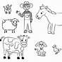 Farm Animals Printable Coloring Pages