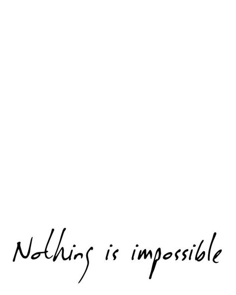 Nothing Is Impossible Photographic Print By Deificusart Typography