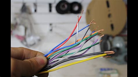 wiring harness colours explained   stereo  volters youtube