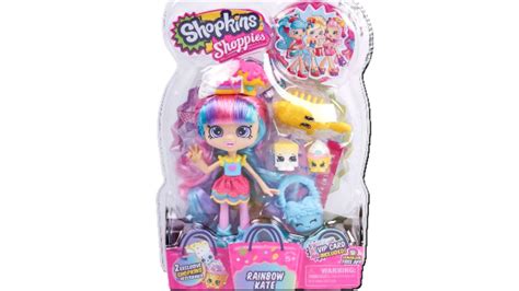 Shopkins Shoppies Doll Rainbow Kate Unboxing Review Youtube