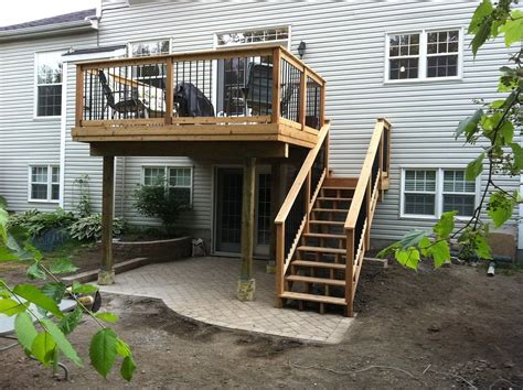 Two Story Decks With Stairs Ottawa Hoyle Contracting Second Story