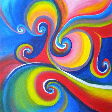 Swirls Painting By Hollie Leffel