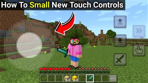 How To Get Small New Touch Controls In Mcpe Youtube