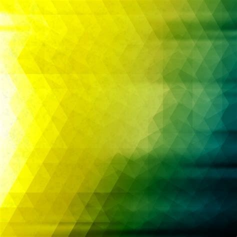 Free Vector Yellow And Green Polygonal Background