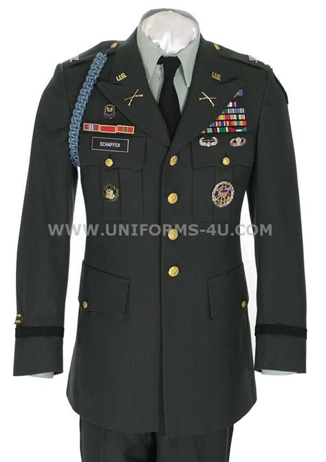 Classic Us Army Officer Green Uniform