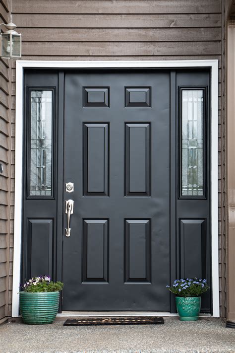 Snohomish Exterior In 2021 Black Exterior Doors Painted Front Doors