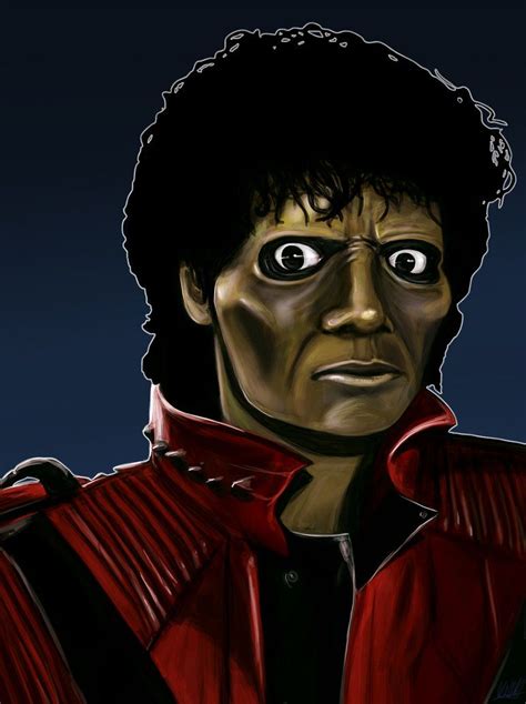 Michael Jackson Thriller Portrait By Xynode On Deviantart Michael