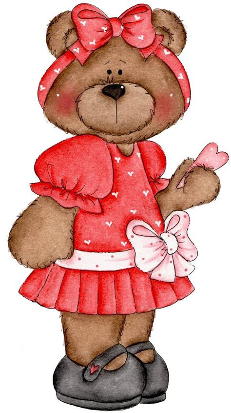 Feb Bear Girl Without Trailer Cute Bear Drawings Bear Art Teddy