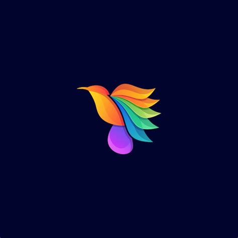 Premium Vector Bird Color Full Logo Design Abstract