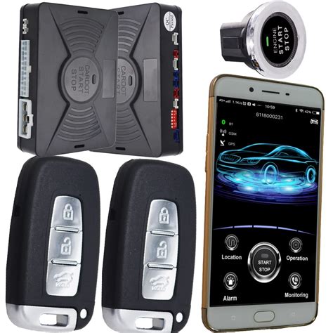Gps Alarm Gsm System For Cars Vehicle Start Stop Keyless Entry System