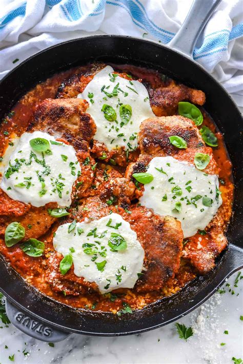 Chicken cutlets, breaded and fried, smothered with tomato sauce, and covered with mozzarella and parmesan cheeses are so good. Homemade Chicken Parmesan Recipe (30-Minute Meal ...