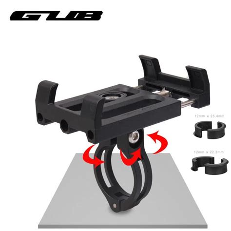 GUB PLUS 3 360 Rotating MTB Bicycle Phone Holder Motorcycle Support GPS