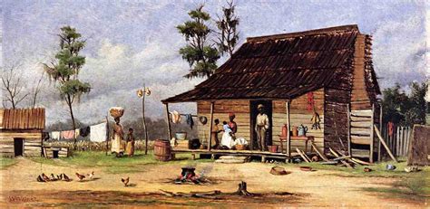 Paintings Reproductions Cabin Scene 1 By William Aiken Walker 1839