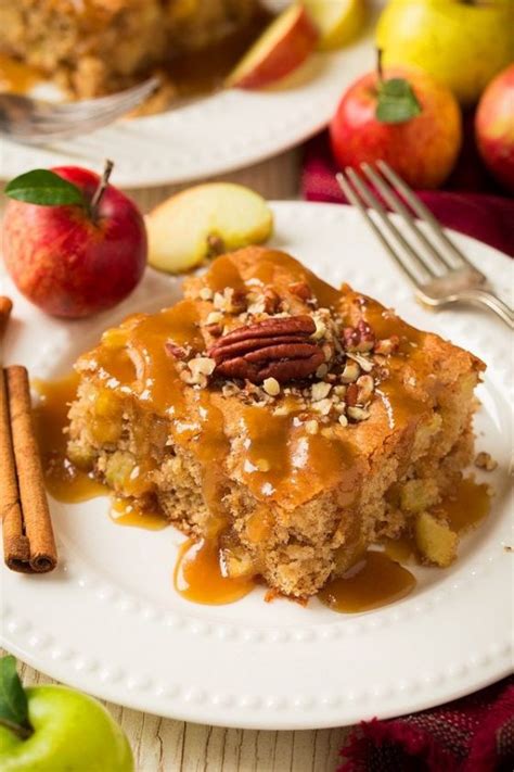 Apple Cake With Caramel Sauce Cooking Classy