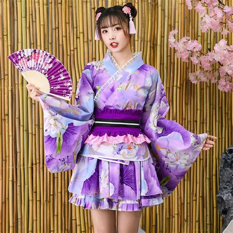 Kimono Women Haori Harajuku Japanese Yukata Retro Girl Cherry Blossom Kimono Dress Japanese