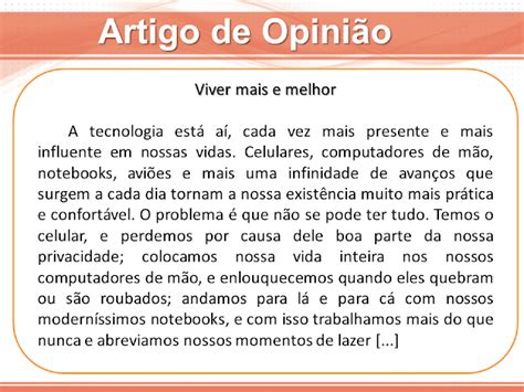 SÓ Linguagem Artigo De OpiniÃo Artigo De Opiniao Texto De Opiniao