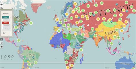 World History Interactive Map Tourist Map Of English