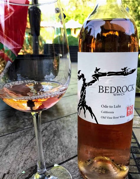 60 Second Wine Review Bedrock Ode To Lulu Rosé Spitbucket