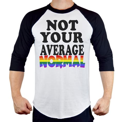 Mens Not Your Average Normal T197 Ply Raglan Baseball T Shirt Small White