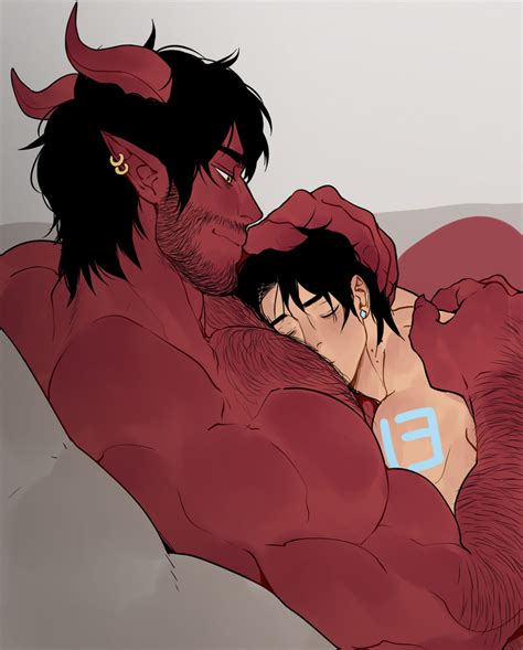 Rule 34 Affection After Sex Beard Bed Black Hair Body