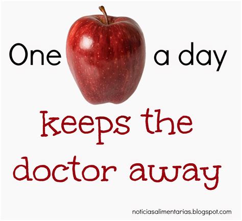 A Comerse El Mundo One Apple A Day Keeps The Doctor Away