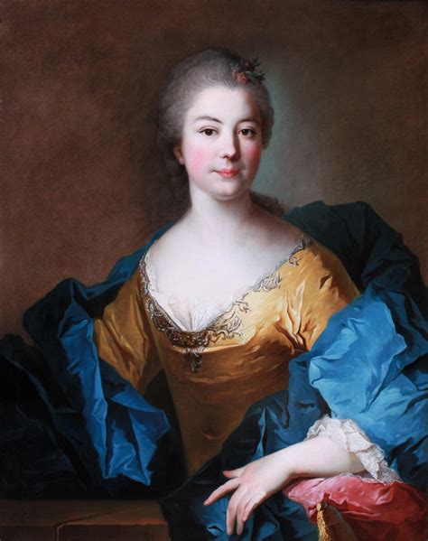 French 18th Century Portrait Of A Noblewoman Circle Of Jean Marc