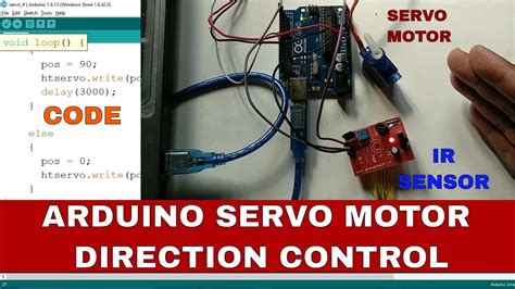 Ir Sensor Controlling A Servo Motor Arduino