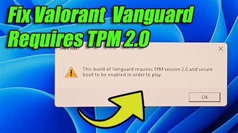 Cómo Reparar El Error Vanguard Valorant Tpm 20 En Windows 11 Porn Sex
