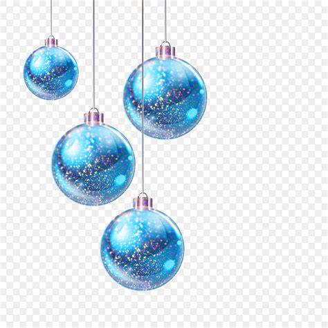 Glitter Glow Png Picture Blue Christmas Balls With Glitter Glow