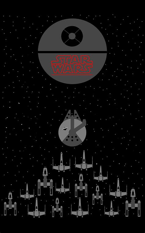 Hd Wallpaper Star Wars Space Ship Illustration Millennium Falcon X