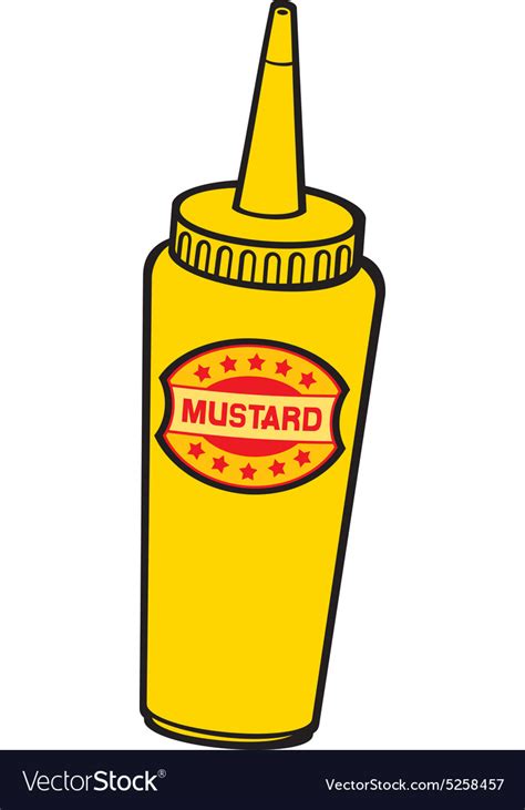 Mustard Icon Royalty Free Vector Image Vectorstock