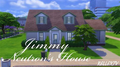 Sims 4 Speed Build Jimmy Neutrons House Youtube