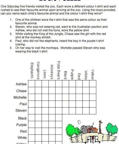Sudoku is a logic game and logic skills are very welcome to math teachers and students! Free Printable Logic Puzzles | All About Letter Examples ...