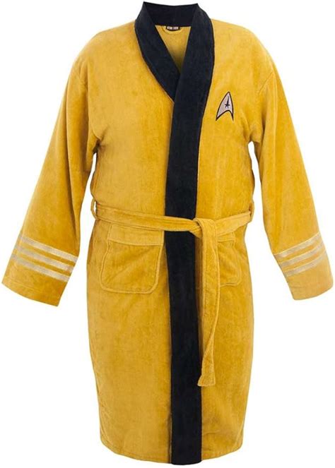 Star Trek Adult Captain Kirk Bath Robe Costume Officially