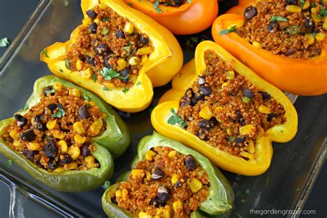 Explore delicious mexican food recipes by visiting its regions. The Garden Grazer: Mexican Quinoa Stuffed Peppers