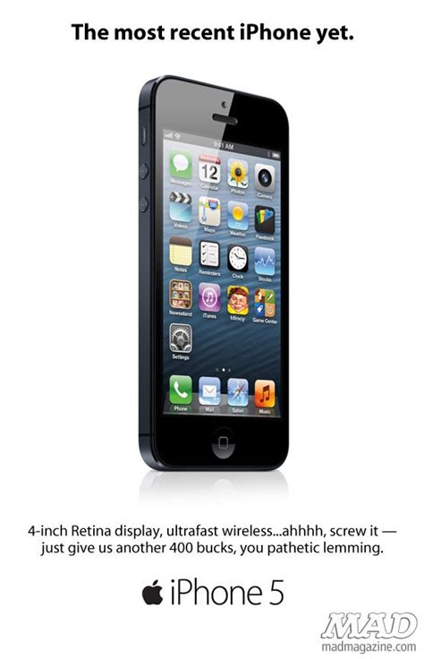 We ship apple products all over pakistan including ipads, iphones. mad magazine iPhone ad. -> I kinda want to add that ...