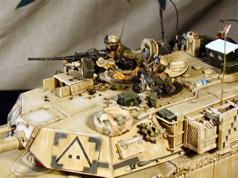 M1a1 Oif Diorama 135 By Robert Burik Army Vehicles Armored