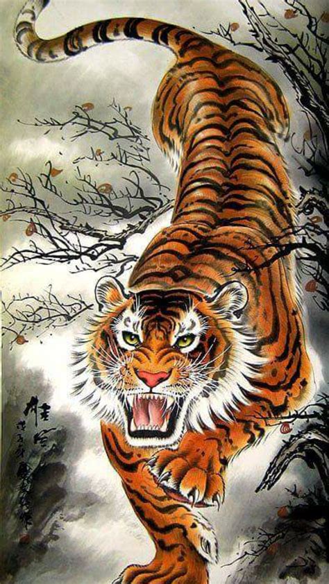 Lords of the jungle, these majestic creatures are known as much for their tigers are also often seen as a symbol of protection and is linked to the chinese god of wealth tsai shen yeh. Hình ảnh của Miaa trên tatted | Hình xăm, Hình xăm động ...