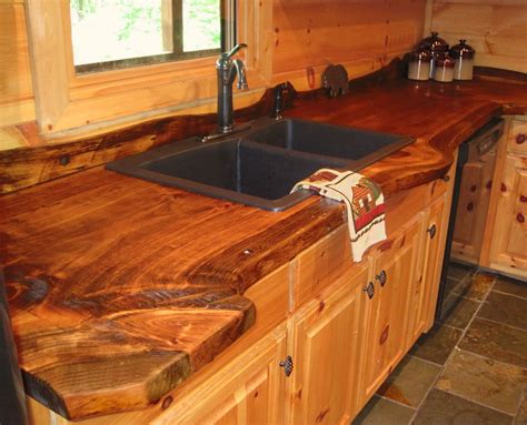 20 Rough Cut Wood Countertops