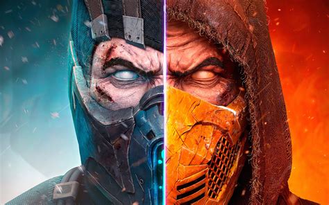 Download Wallpapers Scorpion Vs Sub Zero Battle 2019 Games Mortal