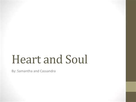 Ppt Heart And Soul Powerpoint Presentation Free Download Id1960170