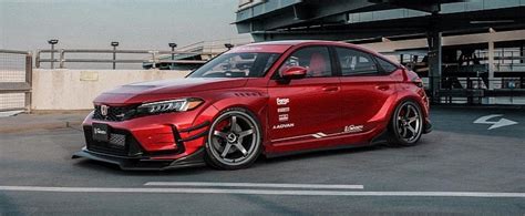 2023 Honda Civic Type R Varis Widebody Enjoys A Virtual Parking Lot